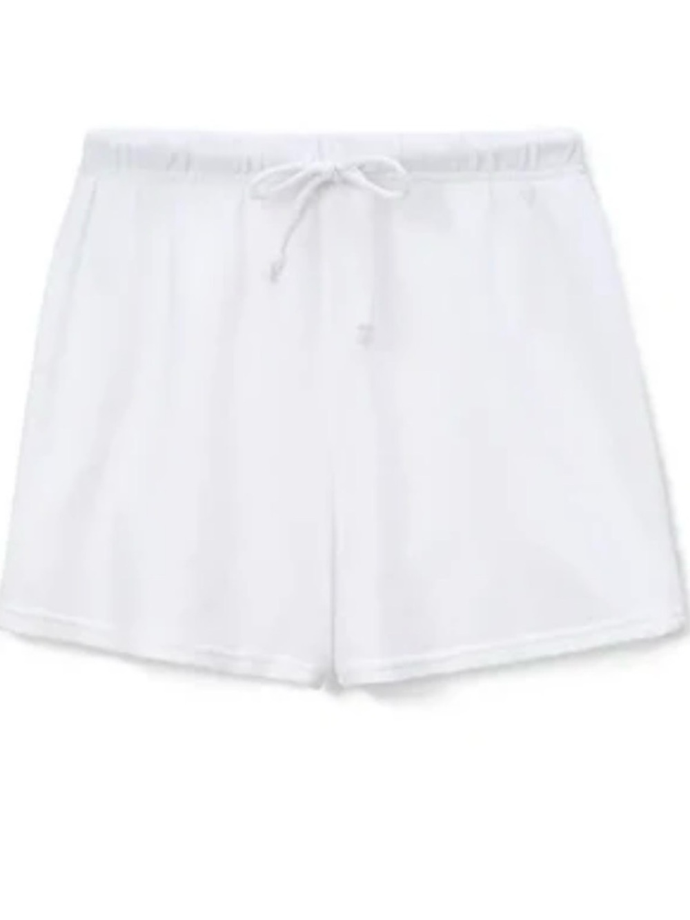 perfectwhitetee White French Terry Sweat Shorts